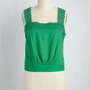ModCloth Out on a Trim top size M